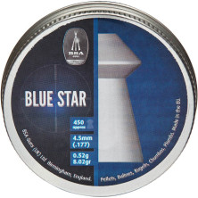 Пули пневм BSA Blue Star 4,5 мм 0,52 г 450шт/уп (740)