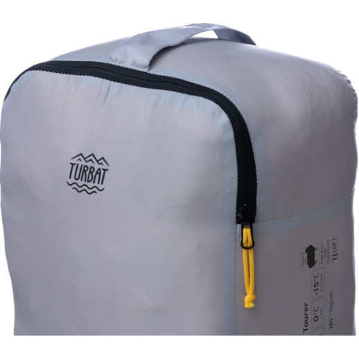 Спальник Turbat Tourer gold fusion/dawn blue - 195 см - желтый/серый