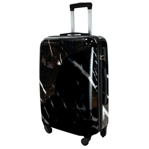 Чемодан Semi Line 24" (M) Black Marble (T5730-2)