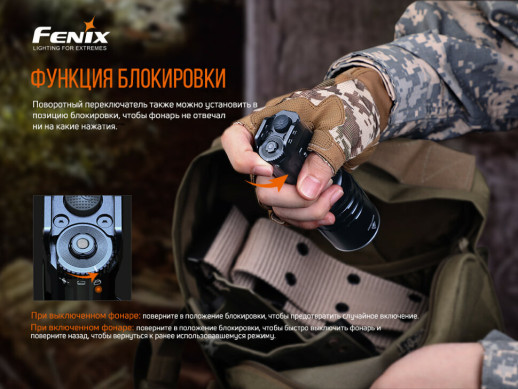 Фонарь ручной Fenix TK35UE V2.0 (поврежденная/отсутствует упаковка)