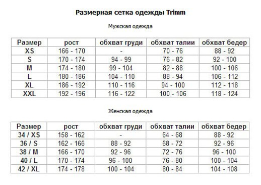 Флис мужской Trimm Frame black L