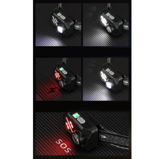 Фонарь налобный Police WT-509+XPE+9SMD, 3xAAA, Box