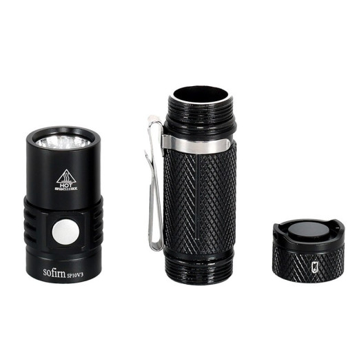 Фонарь Sofirn SP10V3.0 Mini черный (Поврежденная упаковка/перезаряженный акб)