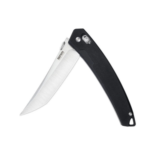 Нож складной туристический SRM 9211-GB2 (9.2 см) 8Cr13MoV / G10 черный