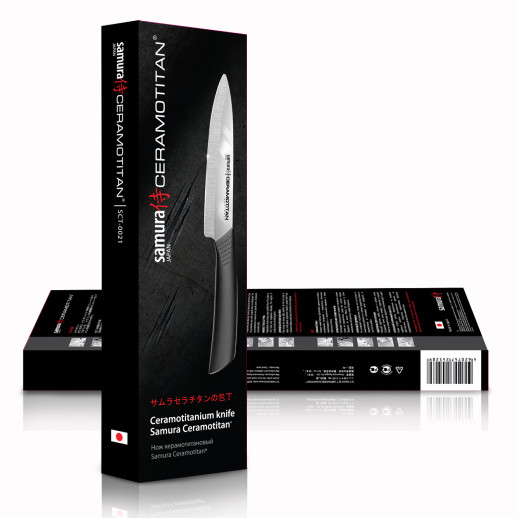 Нож кухонный Samura Ceramotitan универсальный, 125 мм, SCT-0021