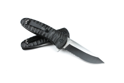 Нож складной туристический Ganzo G622-B-5S (трещина на накладке)