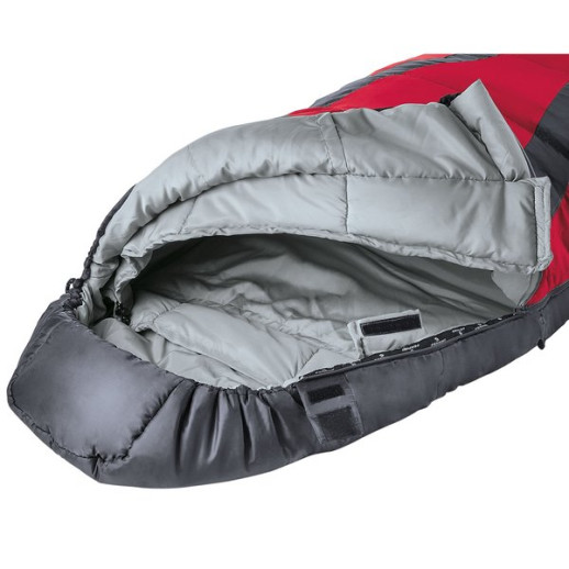 Спальный мешок Ferrino Yukon Pro SQ, красный/серый, правый