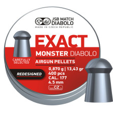 Пули пневматические JSB Monster Redesigned 4,52 мм 0,87 г 400 шт/уп (546378-400)