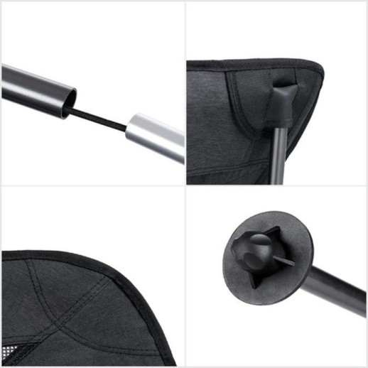 Кресло складное Naturehike YL06 NH18Y060-Z, алюминий, серый