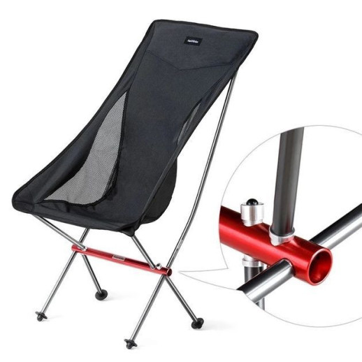 Кресло складное Naturehike YL06 NH18Y060-Z, алюминий, серый