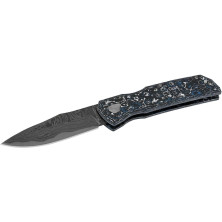 Нож Maserin Power Limited, дамаск MagnaCore, fat carbon frost