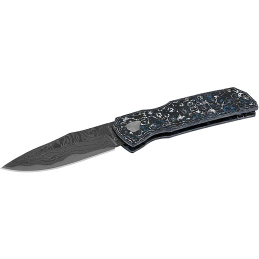 Нож Maserin Power Limited, дамаск MagnaCore, fat carbon frost