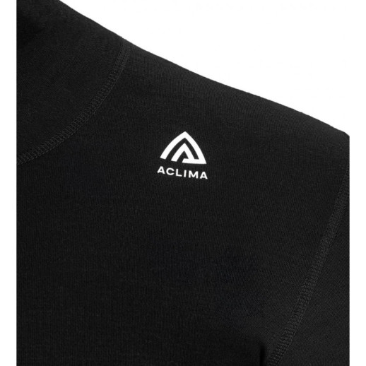 Термокофта муж. Aclima WarmWool 200 Roll Neck M's Jet Black XXL