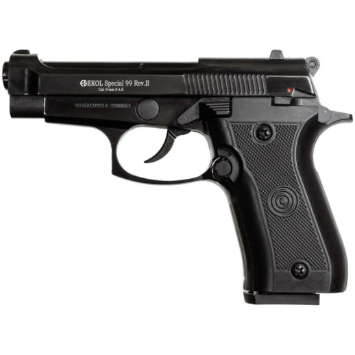 Шумовой пистолет EKOL Special 99 Rev-2, калибр 9 мм P.A.K., черный