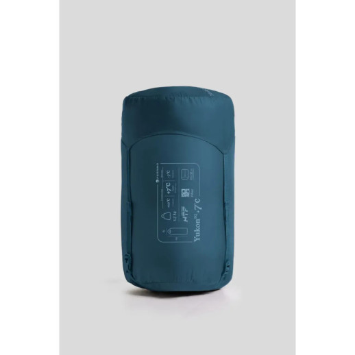 Спальный мешок Ferrino Yukon Square +7°C Blue-Grey Right (86381RBGDX)