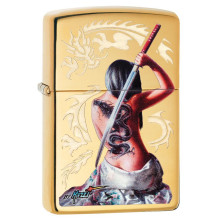 Зажигалка Zippo 254B Mazzi 29668 (потертости)