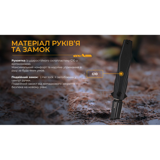 Нож складной Ruike P188-B (поврежденная упаковка)