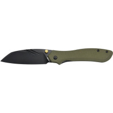Нож CJRB Fugly Black Blade, AR-RPM9, G10 green