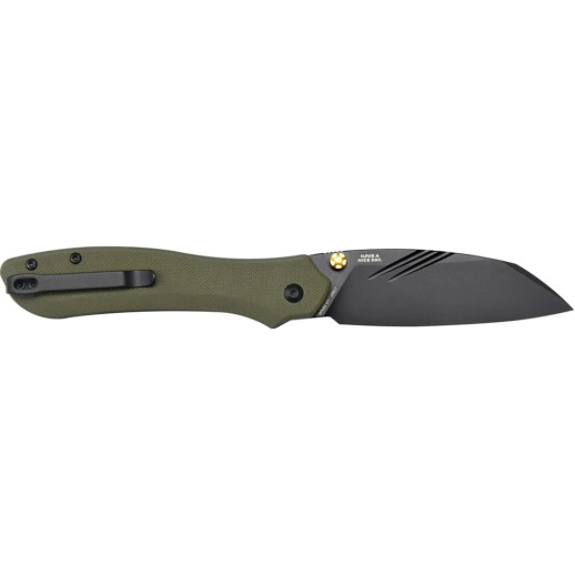 Нож CJRB Fugly Black Blade, AR-RPM9, G10 green