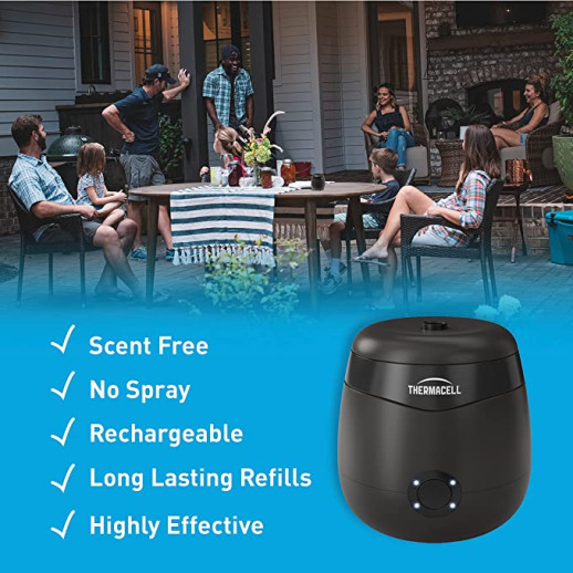 Устройство от комаров Thermacell E55 Rechargable Zone Mosquito Protection ц:charcoal