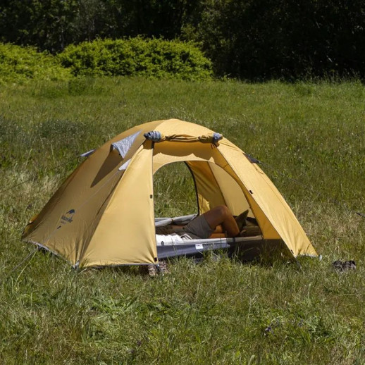 Палатка трехместная Naturehike P-Series NH18Z033-P, 210T/65D, темно-зеленый