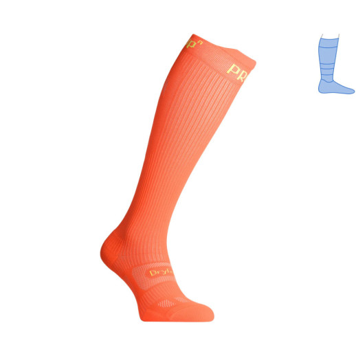 Компрессионные гольфы защитные летние Protector LongDry+ PRO оранжевые M 40-43