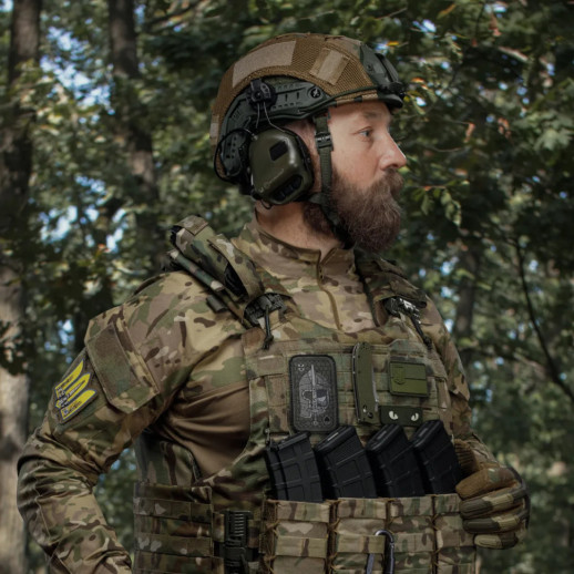 Маскировочный кавер на шлем Ukrarmor (универсальный) Мультикам