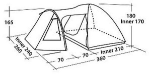 Палатка Easy Camp Corona 400, 43260