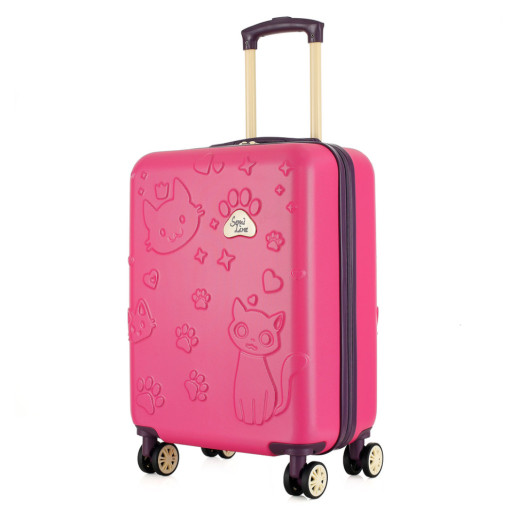 Чемодан детский Semi Line 20" (S) Rose/Black (T5881-2)