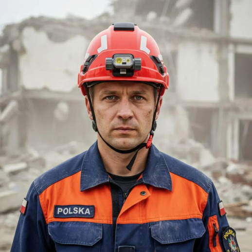 Фонарь налобный Mactronic Prism (650 Lm) Cool White/RGB LED Recharg Type-C Helmet Kit (THL0141)