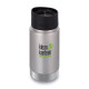 Термофляга Klean Kanteen Wide Vacuum Cafe Cap Brushed Stainless 355 мл