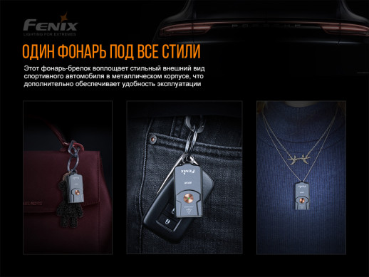 Фонарь Fenix E03R (светодиод Match CA18 и Everlight 2835) повреждена упаковка
