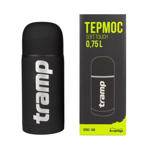 Термос Tramp Soft Touch 0,75 л UTRC-108 black