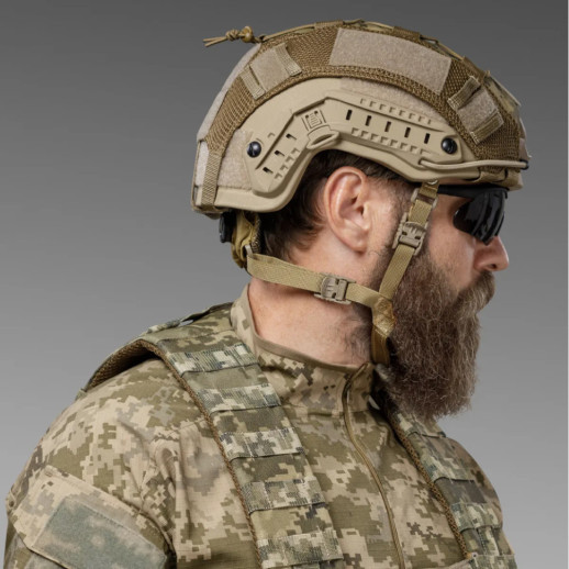 Маскировочный кавер на шлем Ukrarmor (универсальный) Пиксель