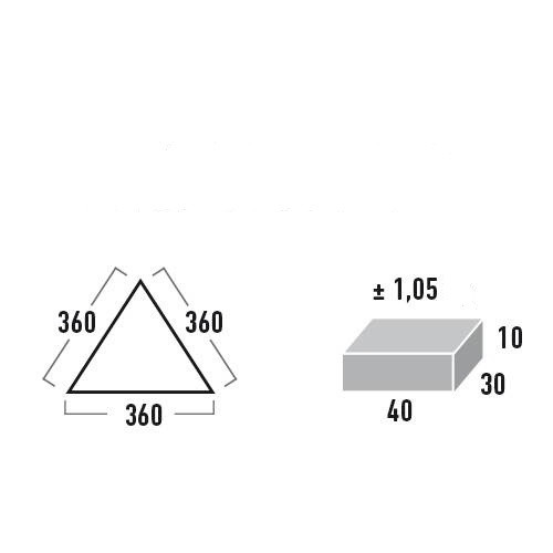 Тент High Peak Bermuda Tarp 360 серый (10019)