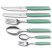Вилка для закусок, тортов и десертов Victorinox Swiss Modern, Cake Fork, мятный
