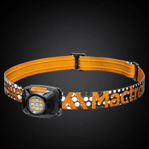 Фонарь налобный Mactronic Rebel (400 Lm) Cool/Warm White/Red LED Recharg Type-C (AHL0061UC)