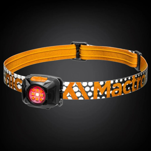 Фонарь налобный Mactronic Rebel (400 Lm) Cool/Warm White/Red LED Recharg Type-C (AHL0061UC)