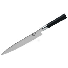 Нож кухонный Kanetsugu Japanese Hocho Slicing Knife 240mm Black plastic handle (4032)