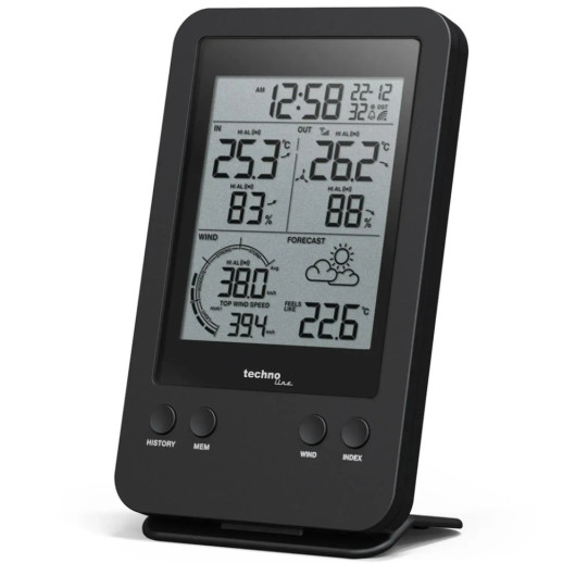 Метеостанция Technoline WS9008 Black (WS9008)