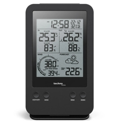 Метеостанция Technoline WS9008 Black (WS9008)