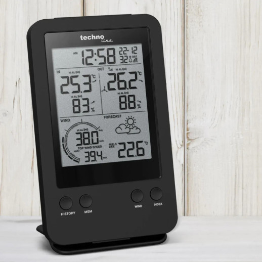 Метеостанция Technoline WS9008 Black (WS9008)