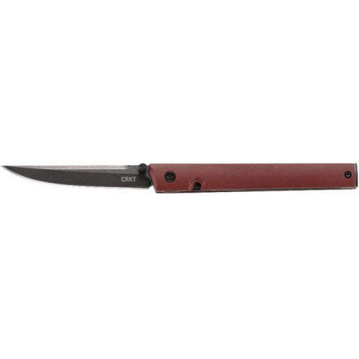 Нож CRKT CEO, шпенек, burgundy, D2 (7096BKD2)