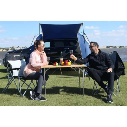 Стул раскладной KingCamp Comfort black/mediumgrey