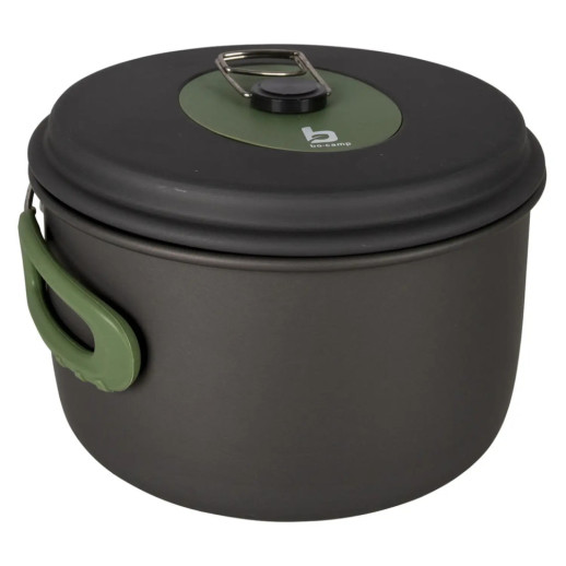 Набор посуды Bo-Camp Explorer 3 Pieces Hard Anodized Grey/Green (2200239)