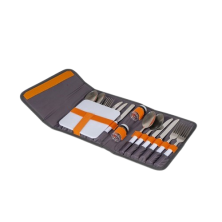 Набор столовых приборов Bo-Camp Picnic 17 Pieces 4 Person Grey (7504340)