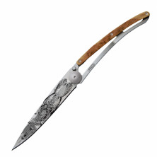 Нож Deejo Tattoo Wood 37 g, Juniper, "Odin"