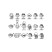 Шарф-труба Buff Coolnet UV+ silver grey htr