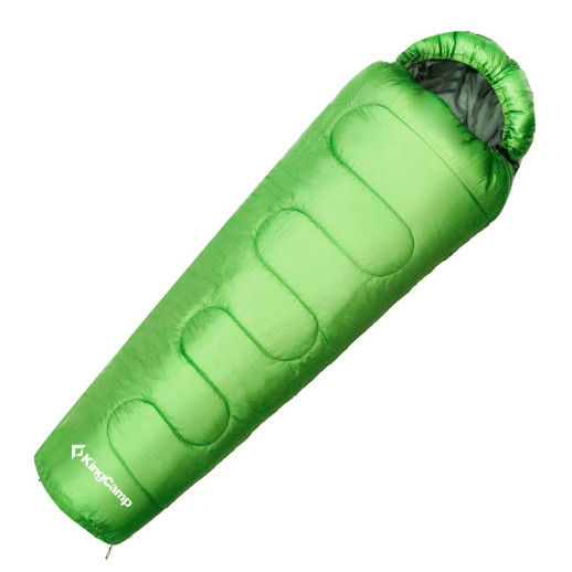 Спальный мешок KingCamp Treck 125 (KS3190) зеленый, левый