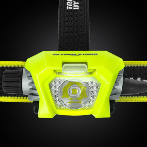 Фонарь налобный Mactronic Ultimo X1000 (1000 Lm) Cool White/Red Type-C Recharg Helmet Kit (PHL0012)